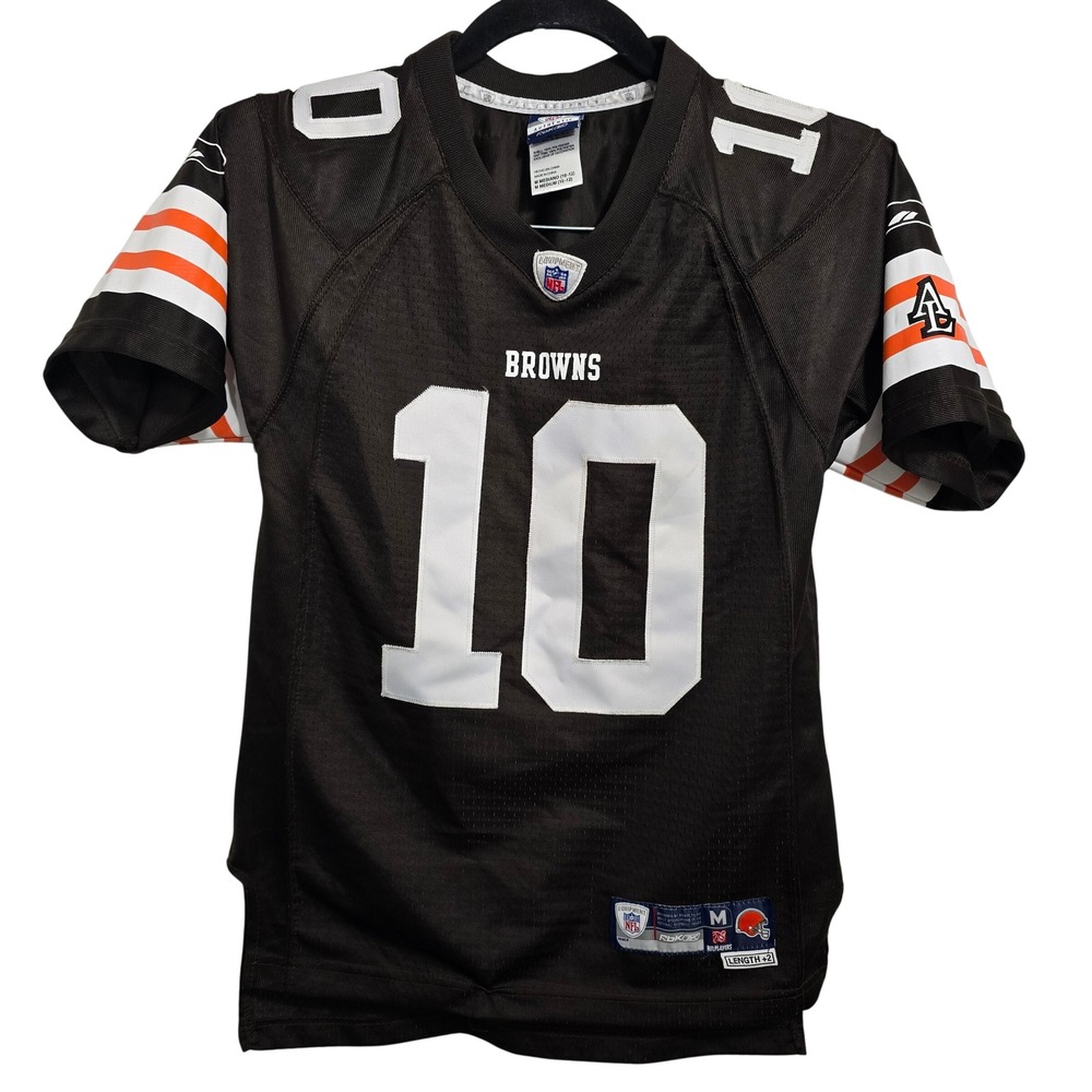 Reebok Cleveland Browns Brady Quinn 10 Youth Jersey Brown NFL Medium 10-12